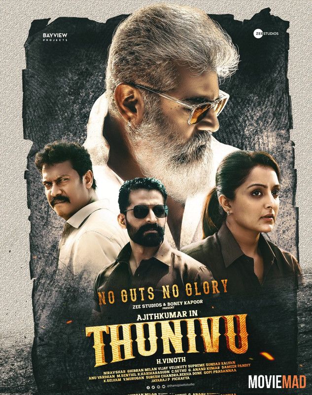 Thunivu (2023) Hindi Dubbed ORG HDRip Full Movie 1080p 720p 480p