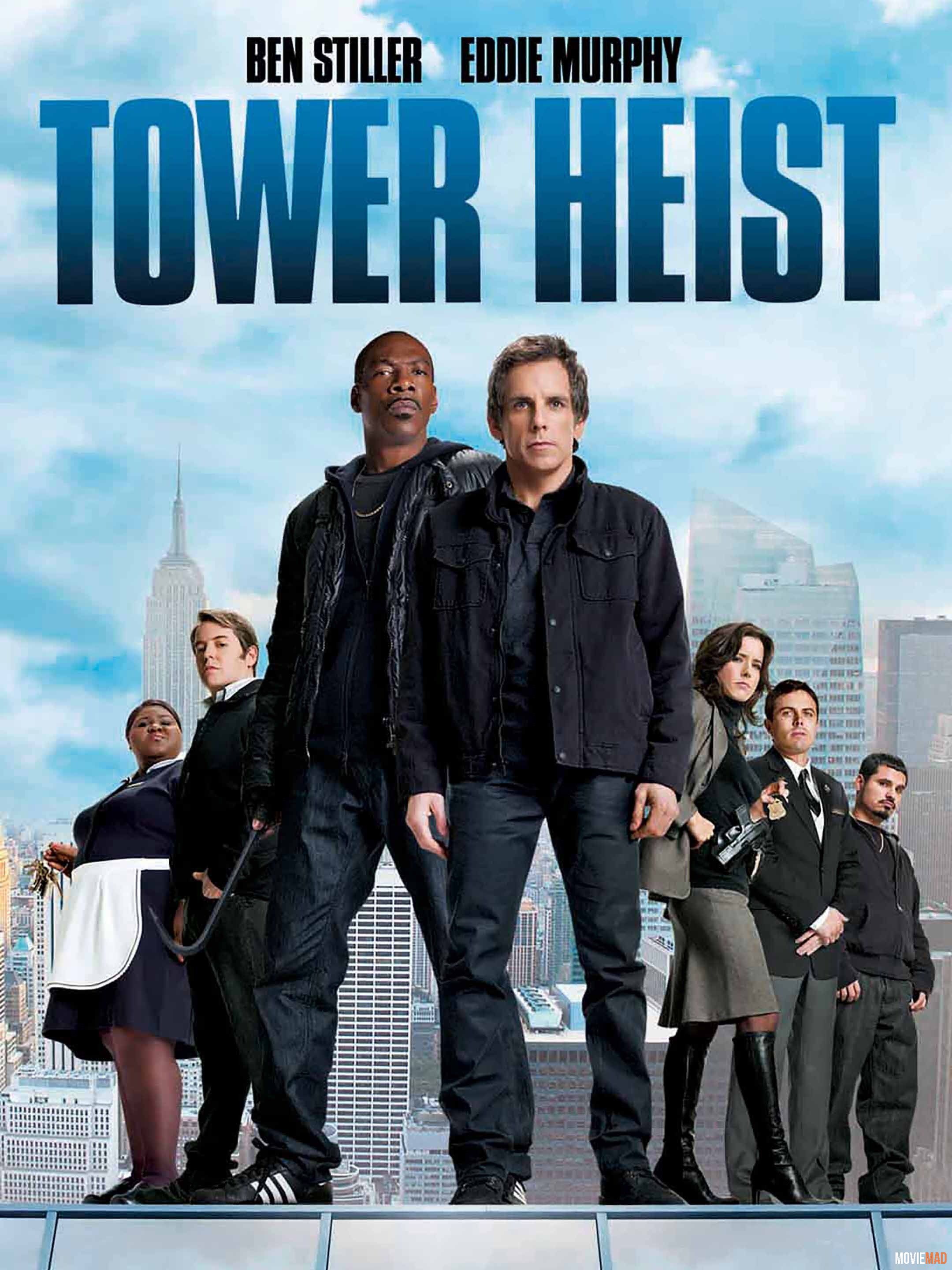 Tower Heist 2011 Hindi Dubbed BluRay Full Movie 720p 480p Movie