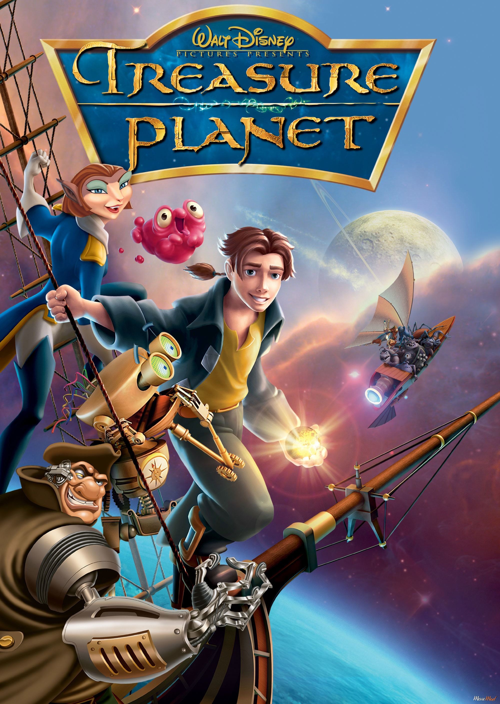 Treasure Planet 2002 Hindi Dubbed BluRay Full Movie 720p 480p