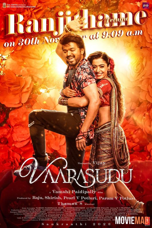 Varisu (2023) Hindi Dubbed ORG AMZN HDRip Full Movie 1080p 720p 480p Movie