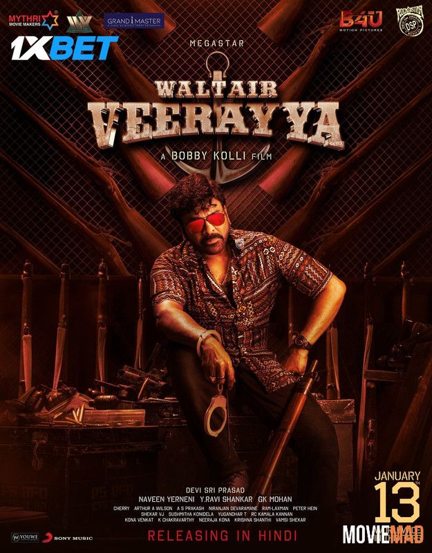 Waltair Veerayya (2023) Hindi(Cleaned) Dubbed HDRip Full Movie 1080p 720p 480p Movie