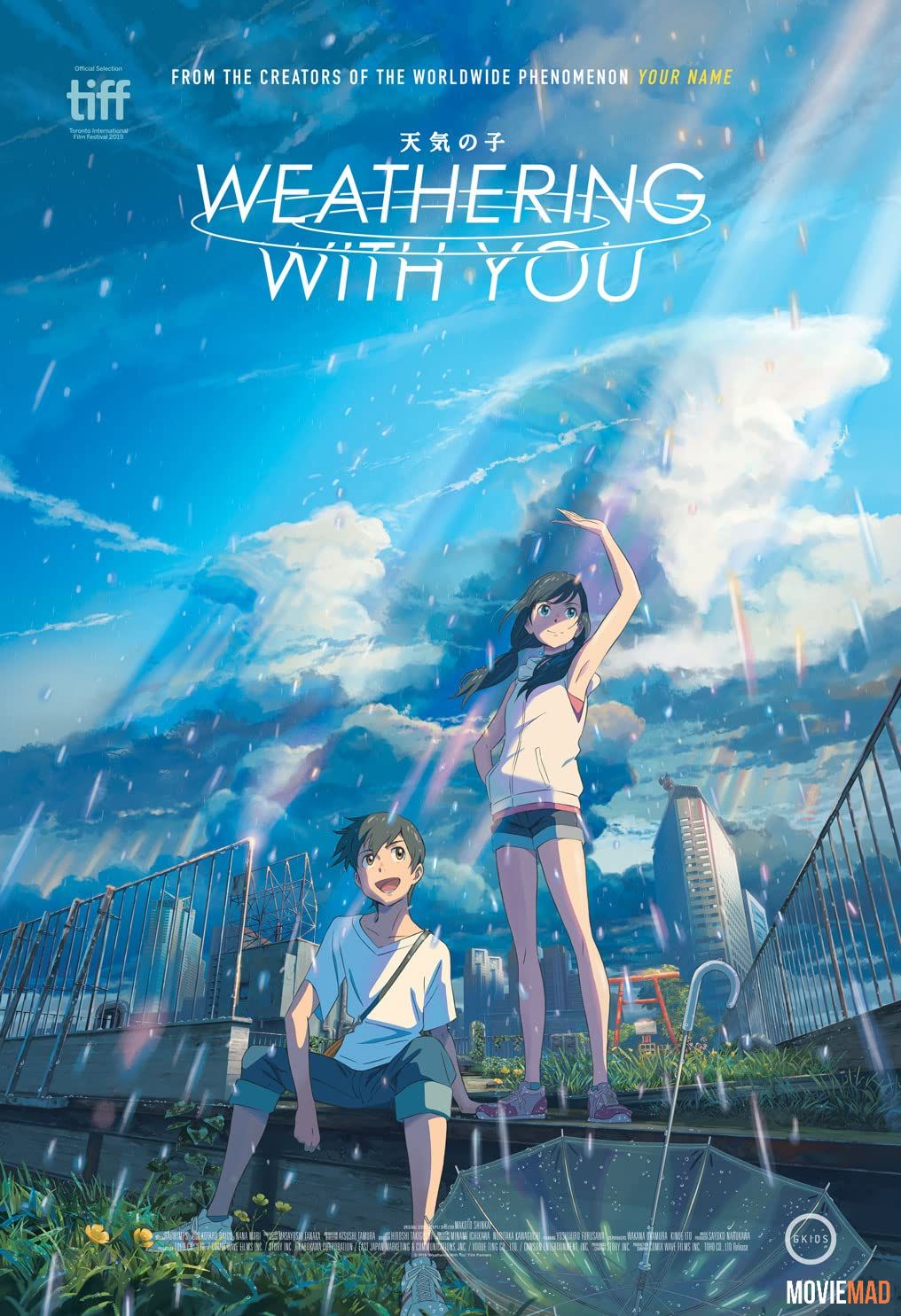 Weathering with You (2019) Hindi Fan Dubbed HDRip Full Movie 720p 480p