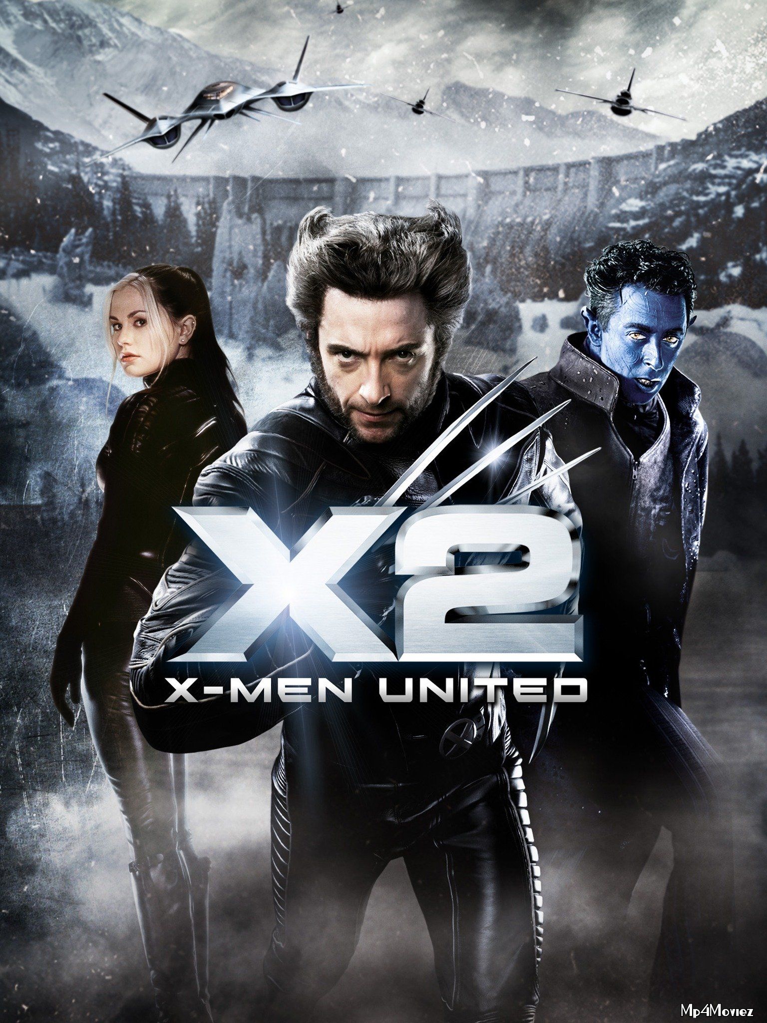 X2: X-Men United 2003 Hindi Dubbed BluRay Full Movie 720p 480p Movie