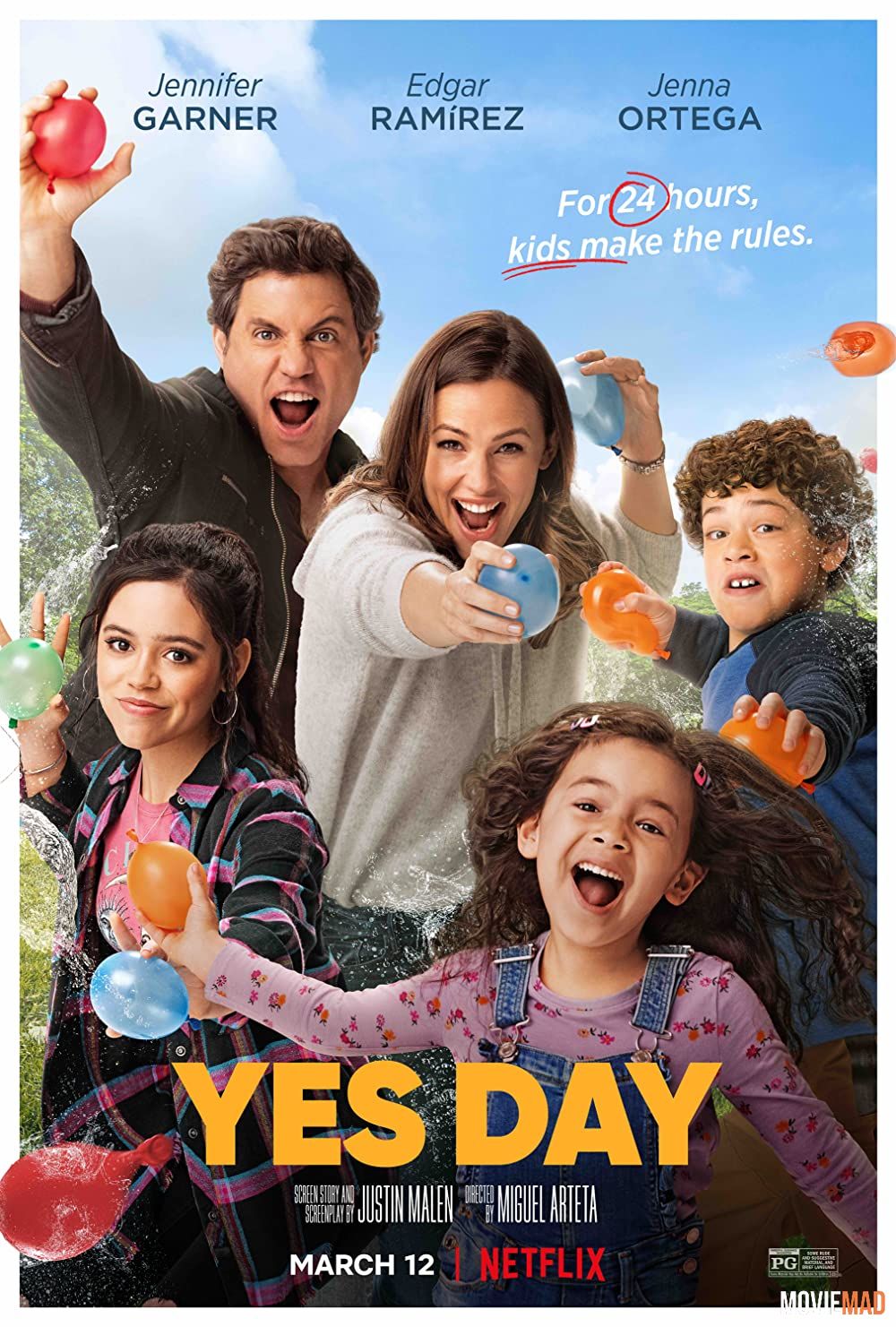 Yes Day 2021 Hindi Dubbed WEB DL Full Movie 720p 480p Movie